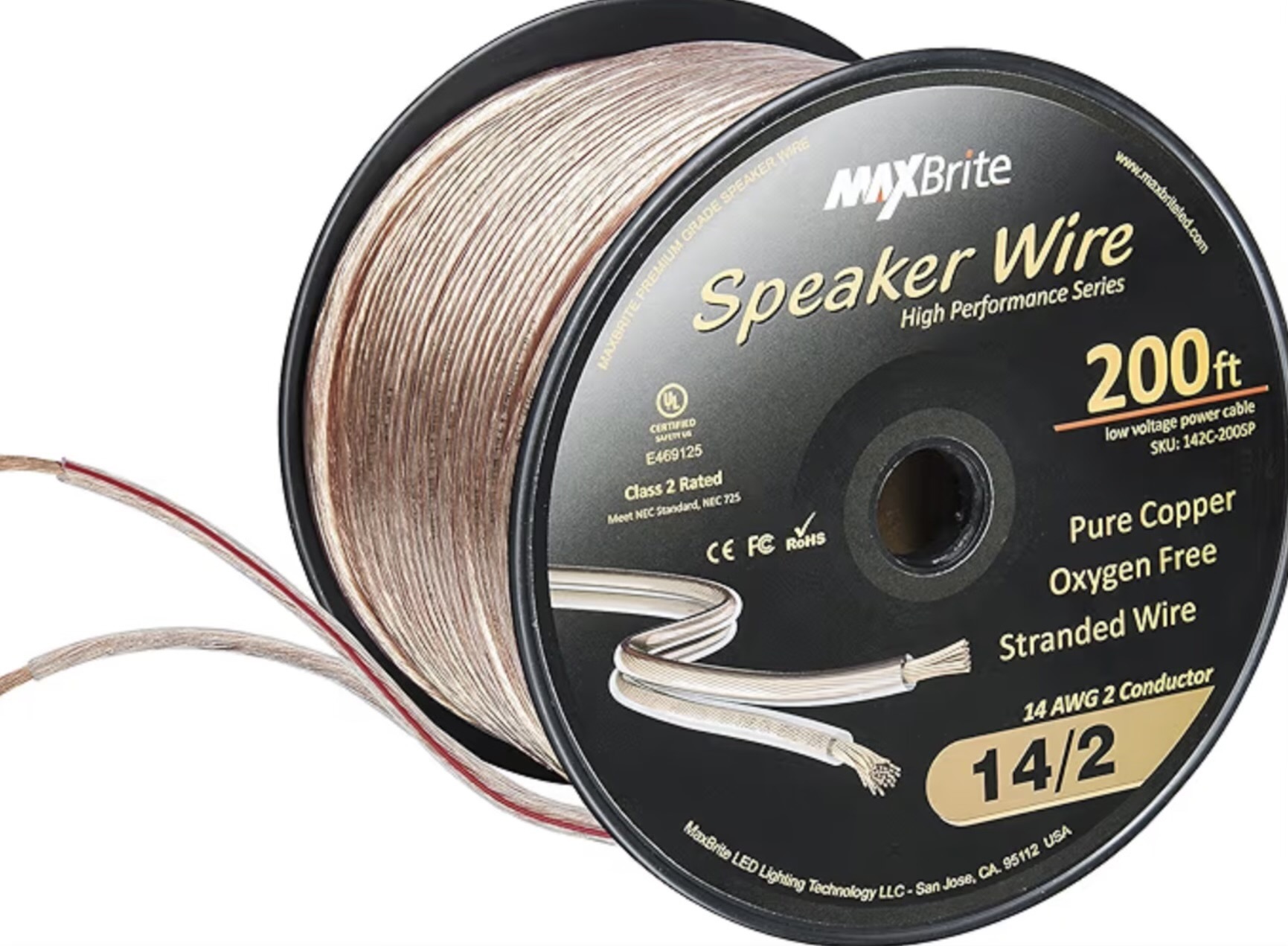 14 Gauge Custom Recycled Copper Audio Cable